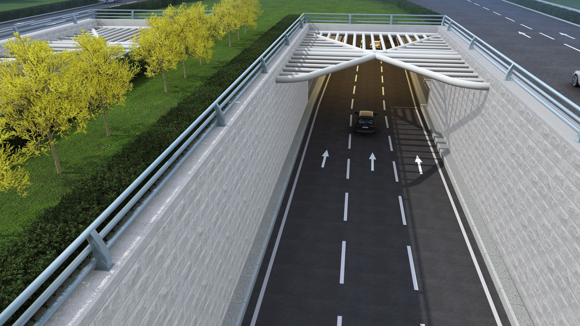 機場大道建設工程之二-下穿洋浦大街橋工程 機場大道建設工程之二-下穿洋浦大街橋工程